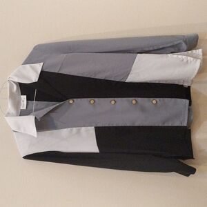 Philippe Marques Women's Long Sleeve Button Down Blouse Size 8